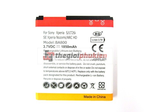 Pin Sony Xperia S - LT26i - BA800